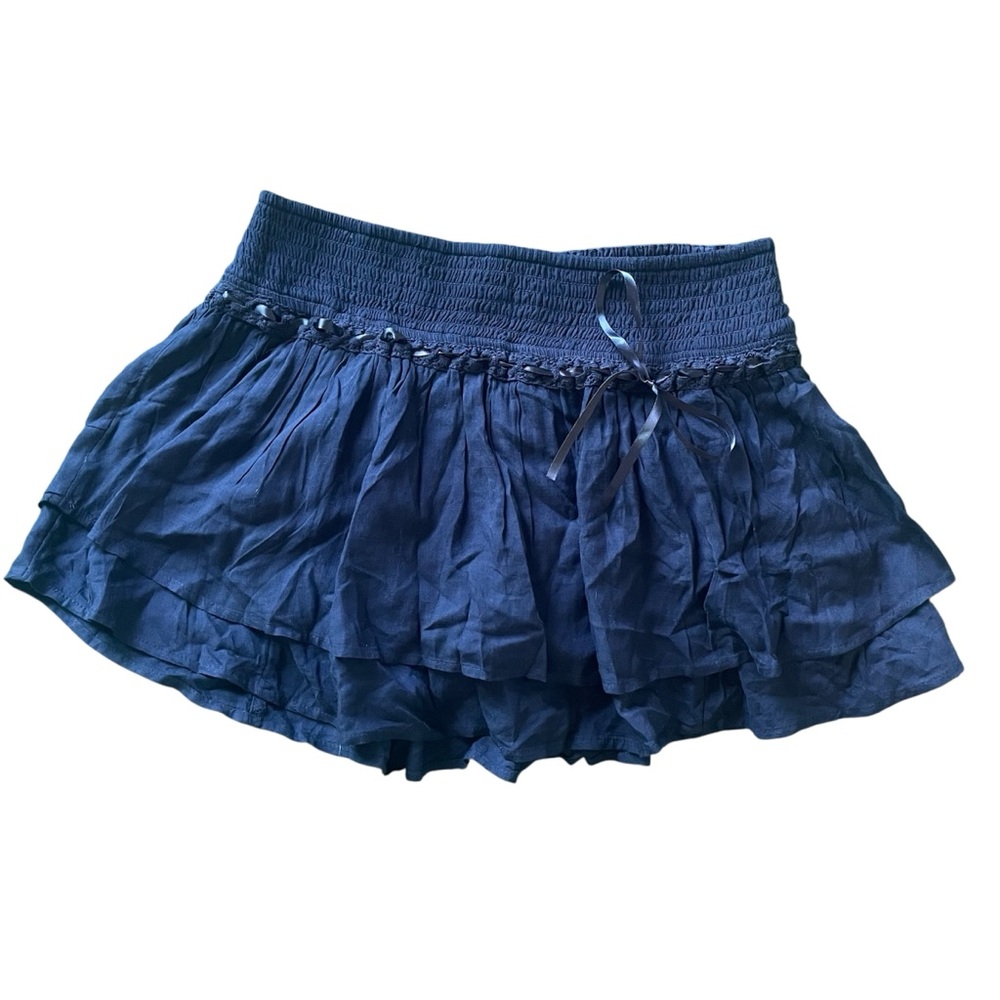 Hollister Navy Blue Skirt